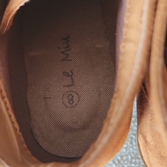 Ladies Suede Ankle Boots, Le Miu Brand, Size 8 - Picture 4 of 5